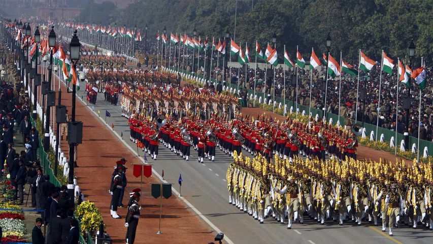 Republic Day parade in Delhi