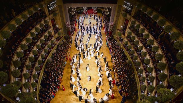 The Opera Ball at the Vienna State Opera, Austria