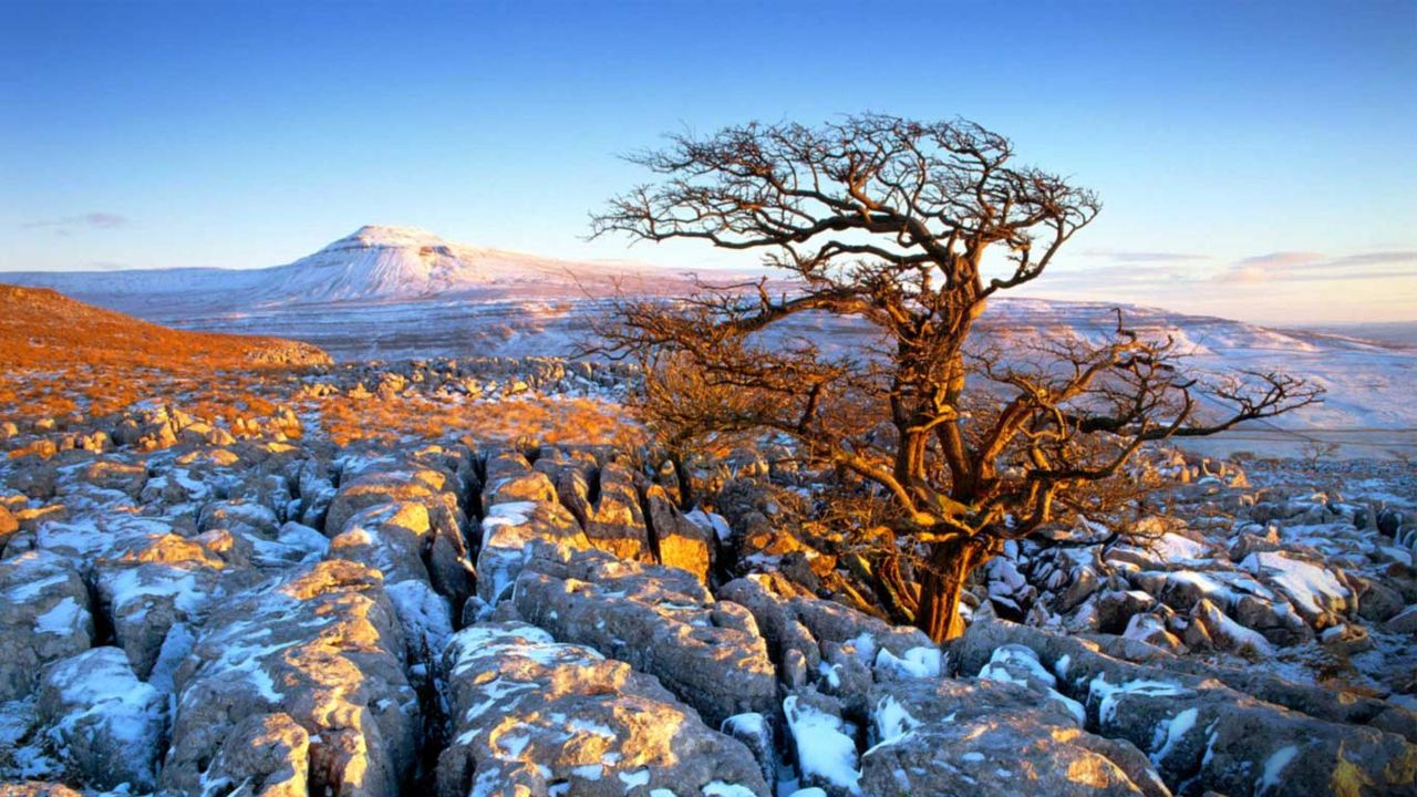 Landscape from Twisleton Scars, Ingleborough, Yorkshire