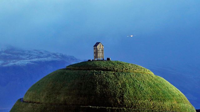 雷克雅未克的Þúfa山,冰岛