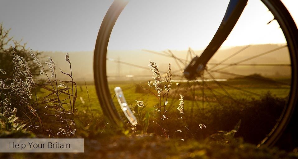 Bicycle photo as part of Bing Help Your Britain with the charity Life Cycle UK ©