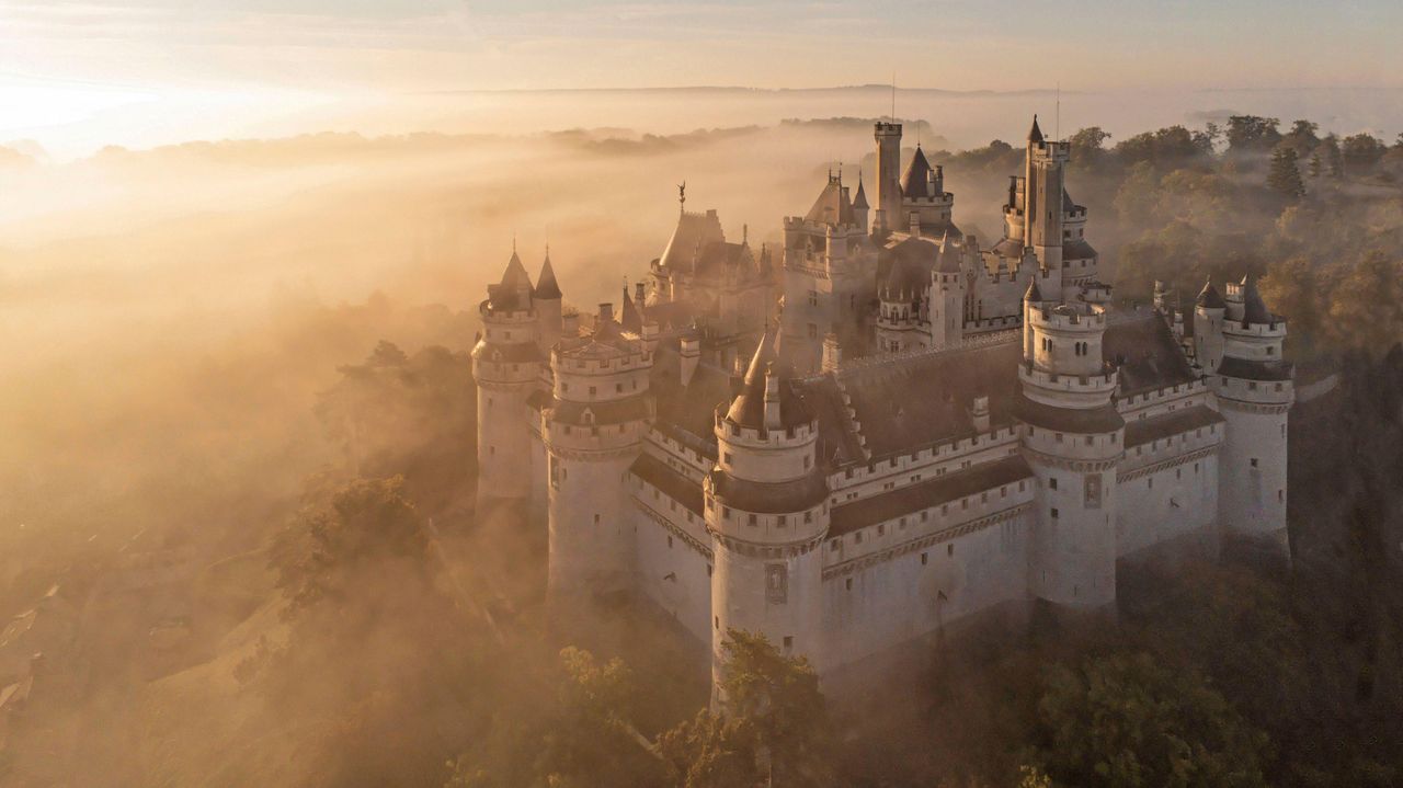 The Château de Pierrefonds in the Oise department of Picardy, France