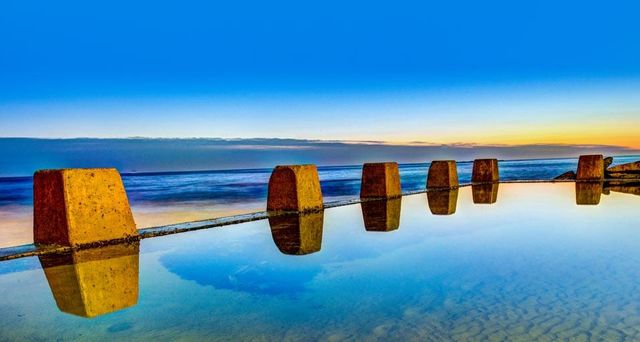 Serenity/Coogee pool at sunrise