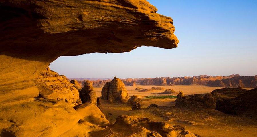 Desert near the oasis city of Al-'Ula, Saudi Arabia