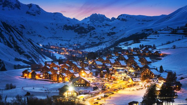 Station de Saint-Jean-d'Arves, Savoie, France