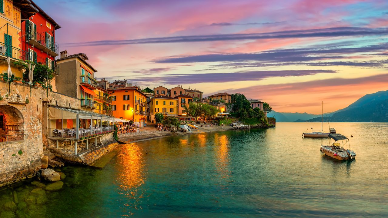 Varenna on Lake Como, Italy