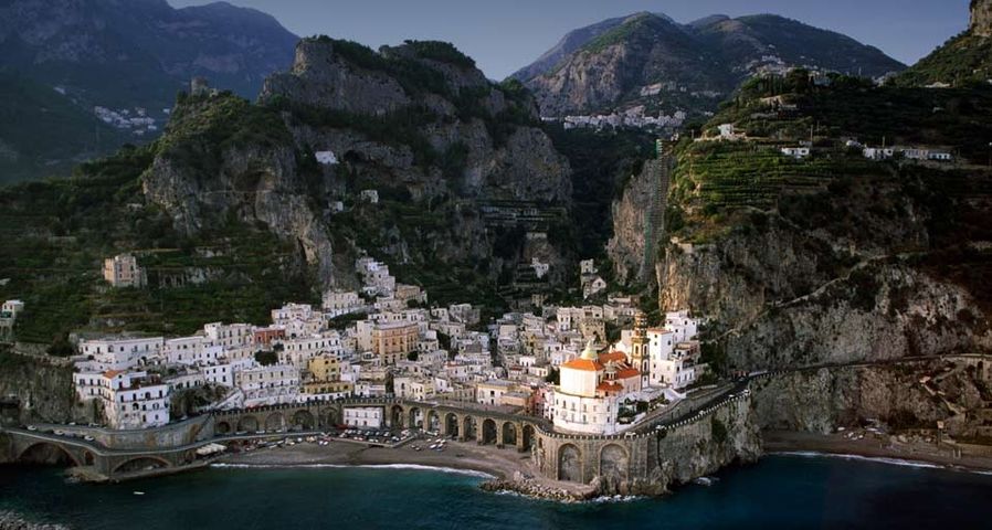 The town of Atrani on the Amalfi Coast, Italy