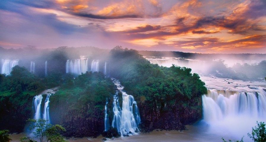 Iguazú Falls National Park at the borders of Argentina and Brazil