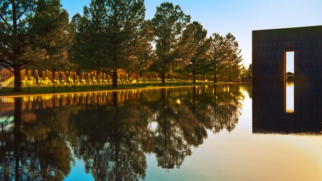 West Gate at Oklahoma City National Memorial, Oklahoma City, Oklahoma