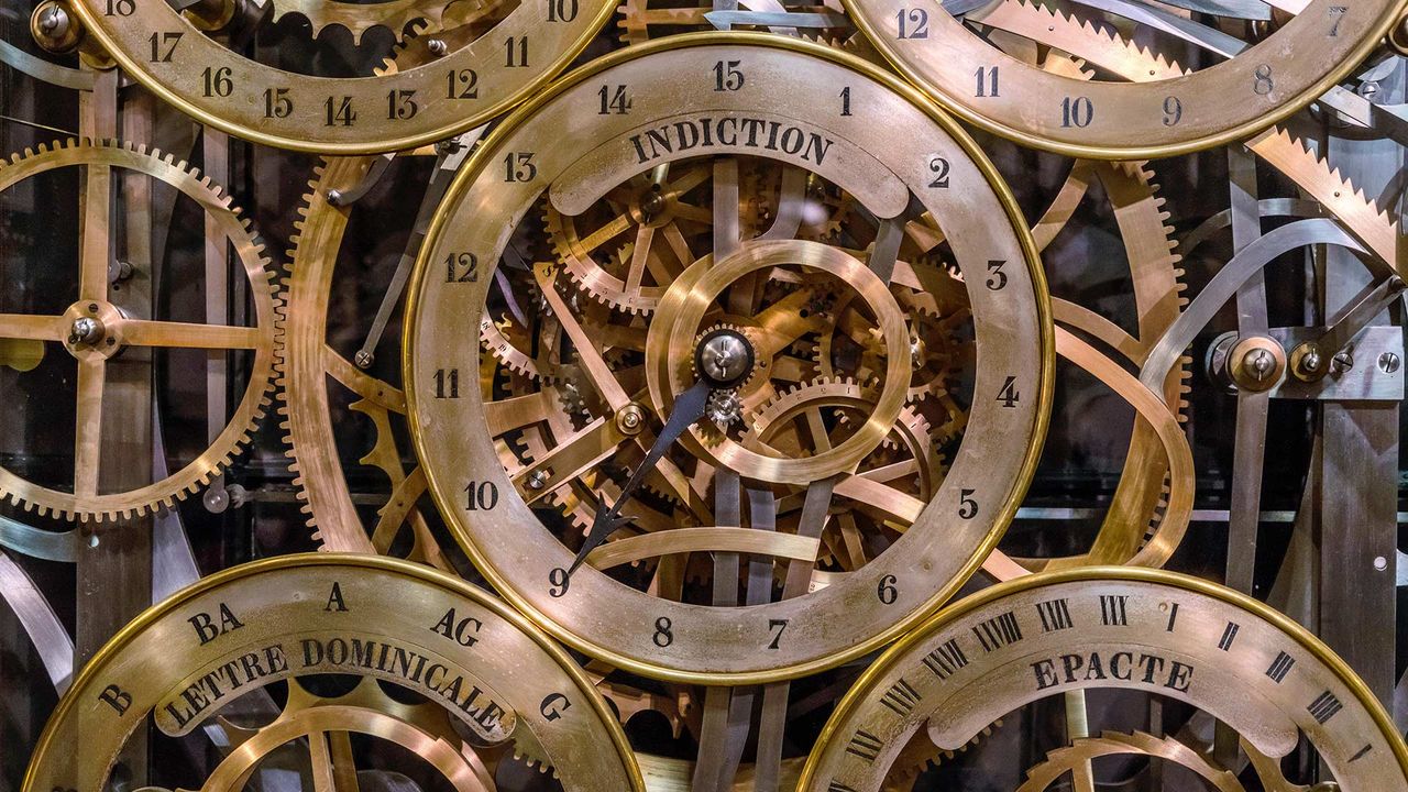 Horloge astronomique de Strasbourg, France 