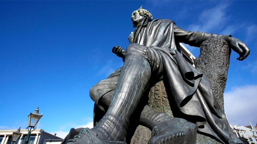 Robert Burns Statue, Dunedin, New Zealand
