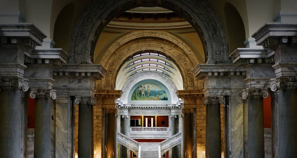 Intérieur du Kentucky State Capitol à Frankfort, Kentucky, États-Unis