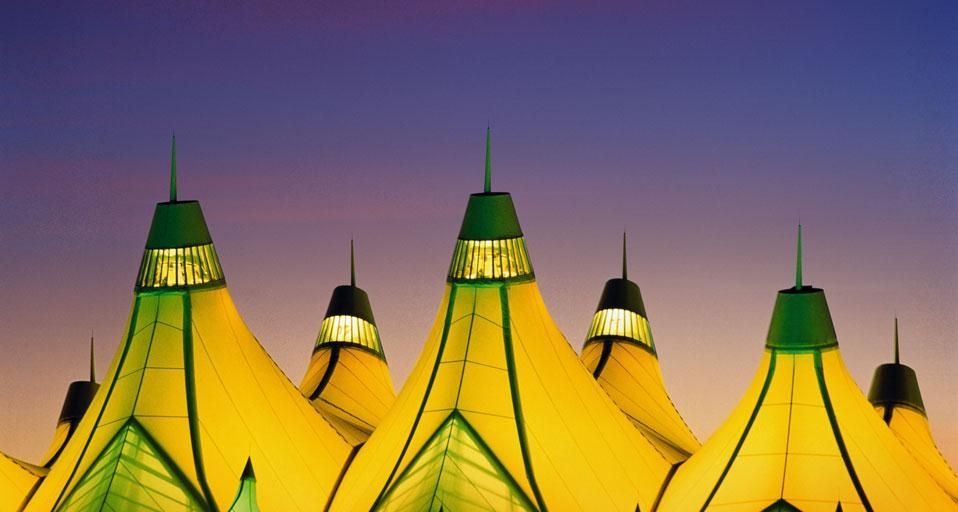 Terminaldach, Denver International Airport, Denver, Colorado