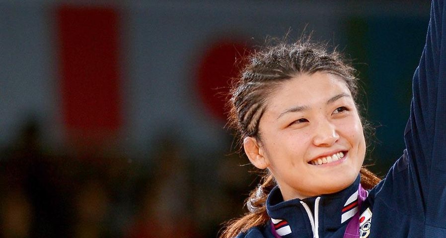 ｢伊調馨選手金メダル受賞｣ロンドン五輪, レスリング女子63キロ級