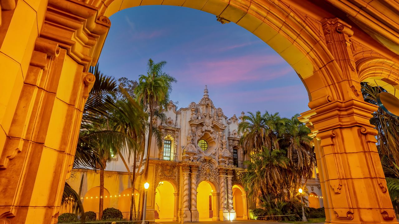 Casa del Prado, Balboa Park, San Diego, California - Bing Gallery · Peapix, image size:1280x720