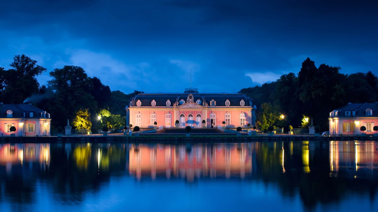 Schloss Benrath, Düsseldorf, Nordrhein-Westfalen, Deutschland