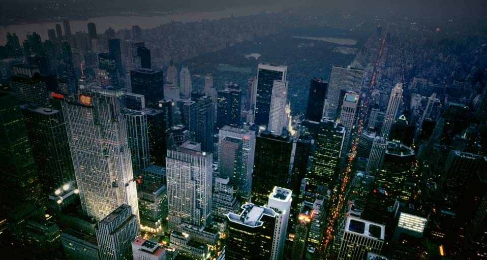 Manhattan and Central Park, New York