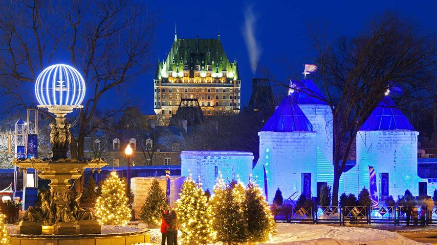 Quebec Winter Carnival, Ice Palace of Bonhomme Carnaval, Quebec City