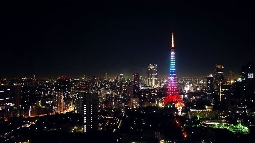 ｢クリスマスの東京タワー｣東京, 港区