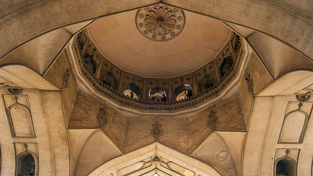 The dome of the Charminar, Hyderabad