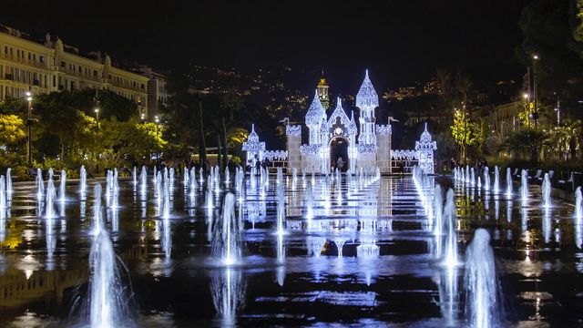 Les miroirs d’eau de la Promenade du Paillon, Nice