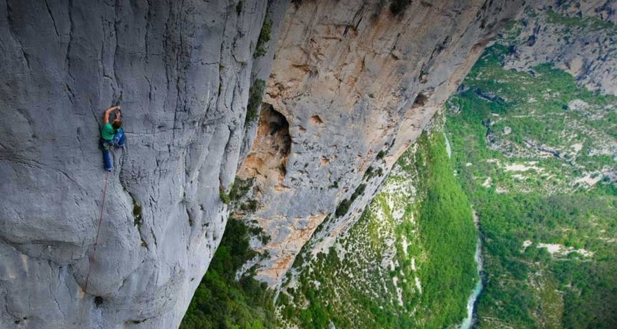 法国韦尔东峡谷攀岩