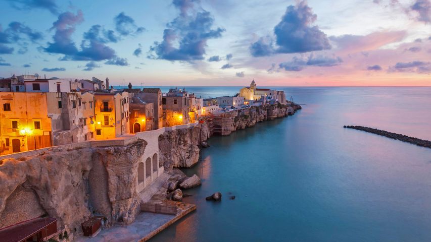 Vieste on the Adriatic coast of Italy 