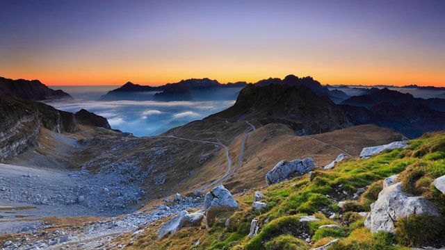On the Slovenian side of the Julian Alps