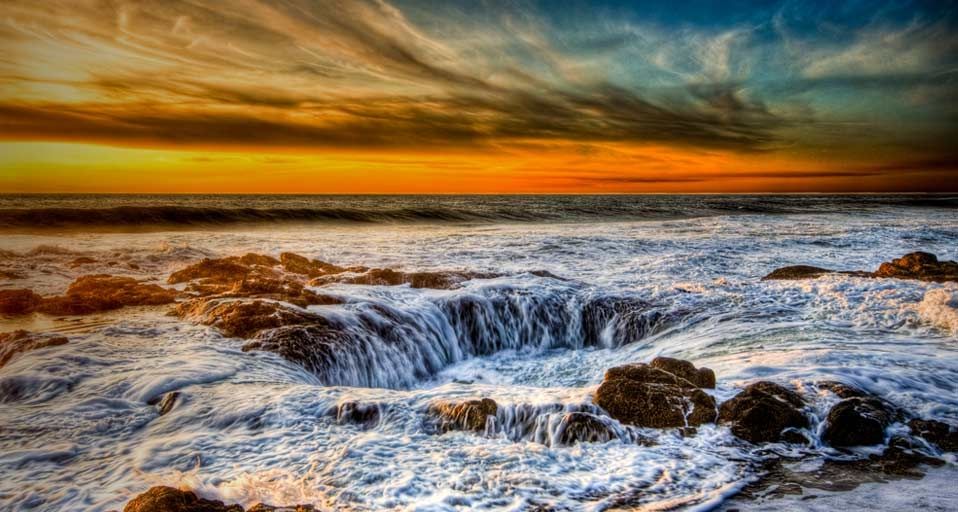 Thor’s Well, on the Oregon coast