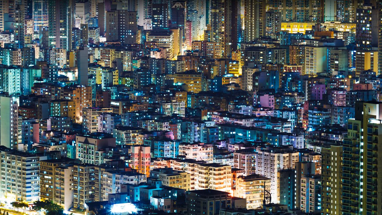 Panorama de la ville de Hong Kong