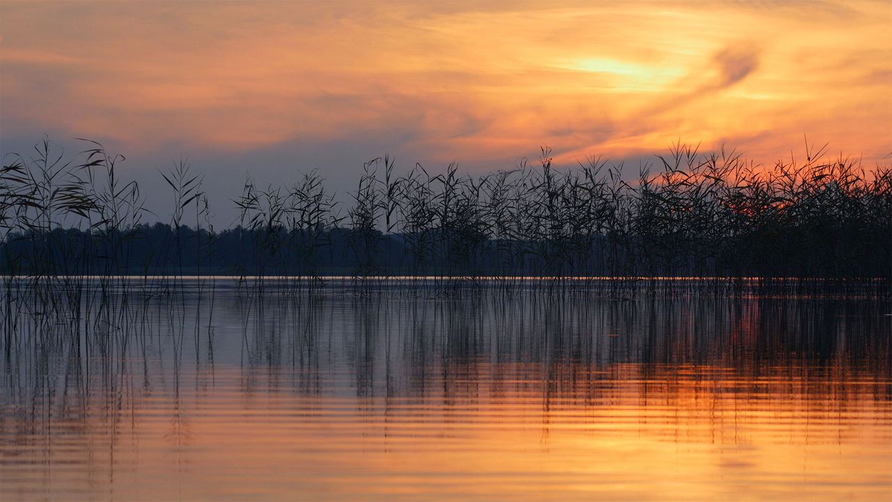 Ežezers Lake in the Latgale region, Latvia