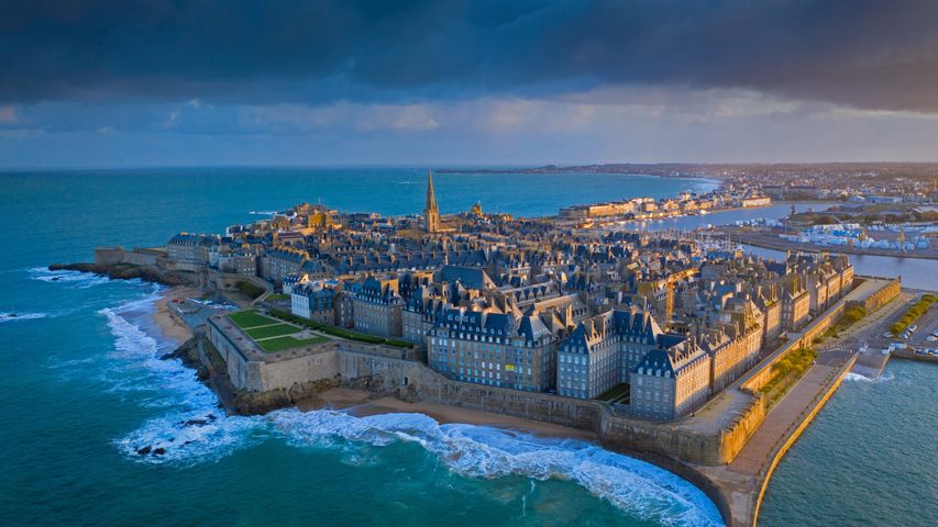 Saint-Malo in Brittany, France