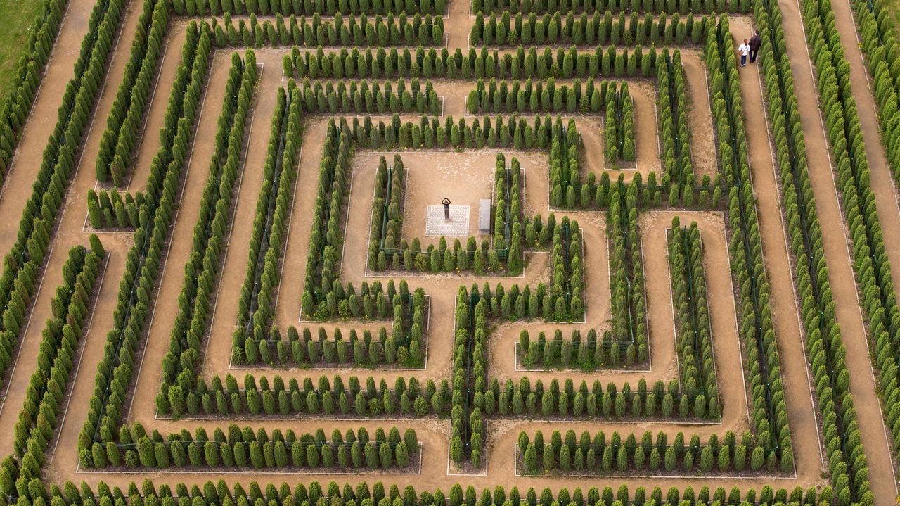 Irrgarten im Erlebnispark Teichland, Brandenburg