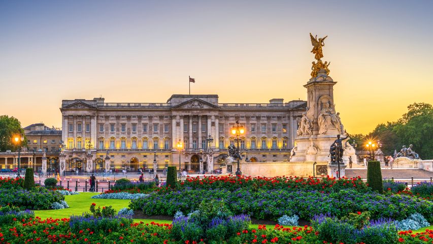Palácio de Buckingham em Londres, na Inglaterra