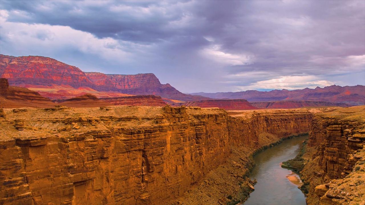 Rivière Colorado et Marble Canyon, parc national du Grand Canyon, Arizona, États-Unis