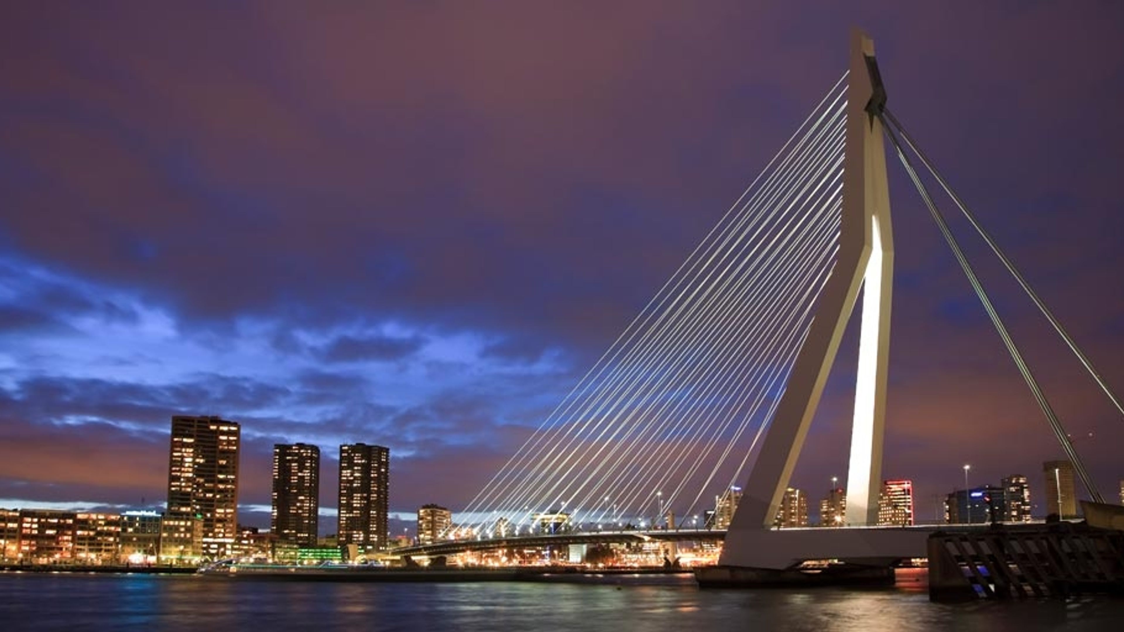 Erasmus Bridge Rotterdam the Netherlands Michele Falzone Getty