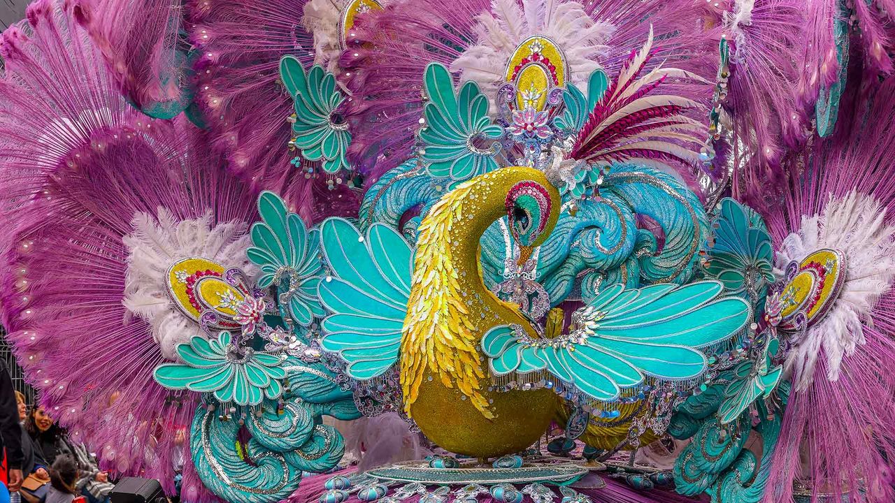 Carroza de la Cabalgata Anunciadora del carnaval de Santa Cruz de Tenerife 2017, Islas Canarias
