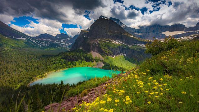 Grinnell Lake, Glacier National Park, Montana