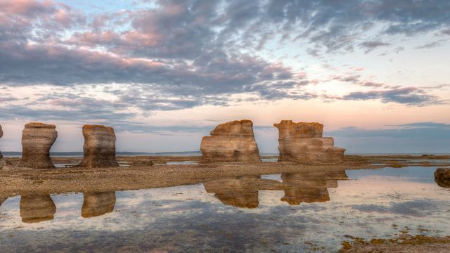 Monoliths of the Mingan Archipelago, Quebec