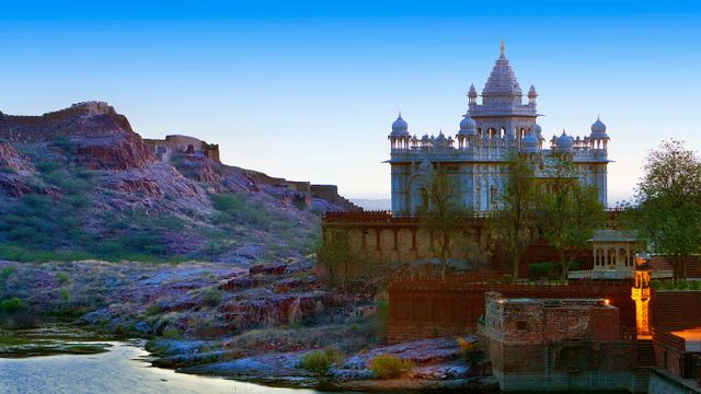 Jaswant Thada in Jodhpur, India