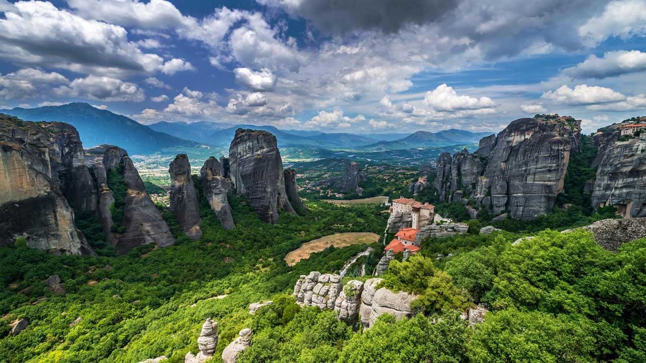 ｢ルサヌ修道院｣ギリシャ, メテオラ 