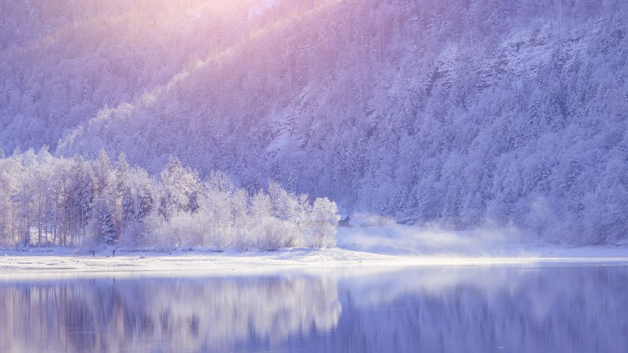 A Hintersee winter scene