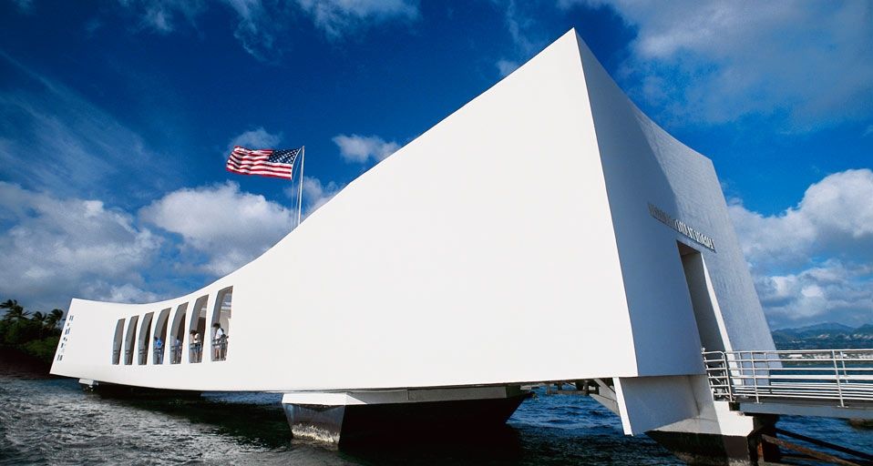 U.S.S. Arizona Memorial in Oahu, Hawaii