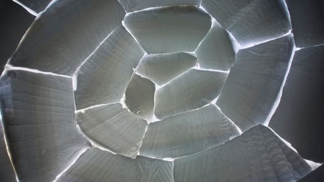 Interior of an Igloo in Baffin Island, Nunavut