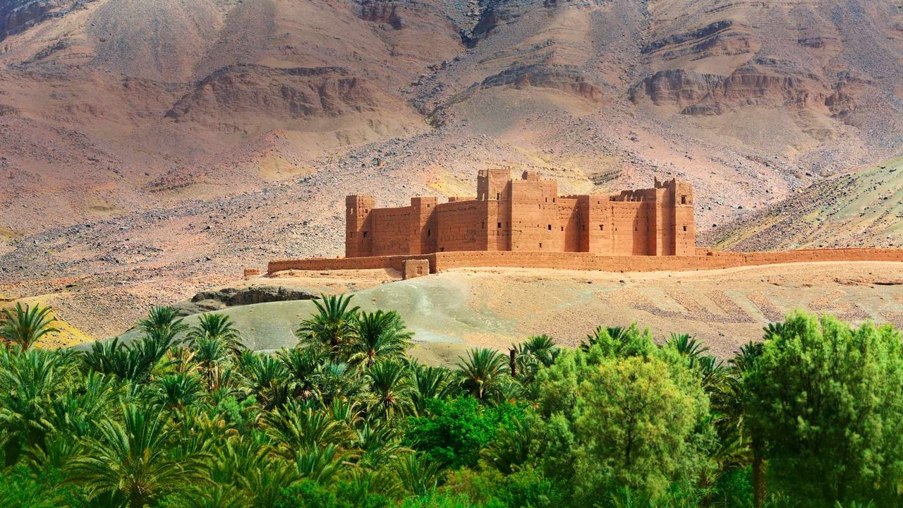 Kasbah de Timiderte, vallée du Draâ, Maroc 