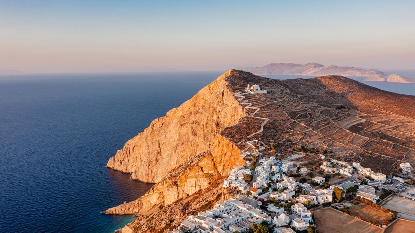 Chora, Folegandros Island, Cyclades, Greece