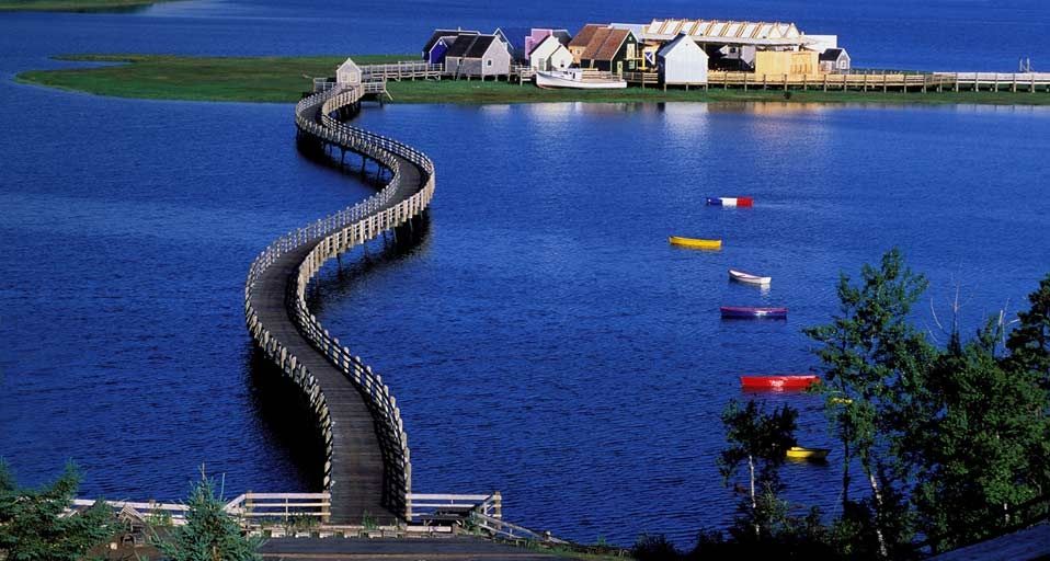 l’Île-aux-Puces, a historic village based on the work of Acadian writer Antonine Maillet, in the town of Bouctouche, New Brunswick, Canada