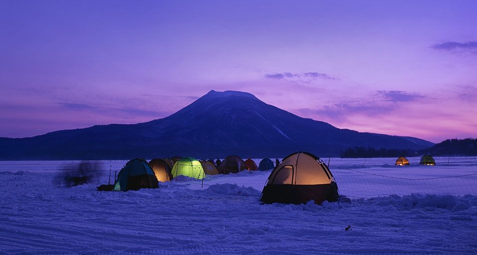 ｢阿寒湖のワカサギ釣り｣北海道, 釧路