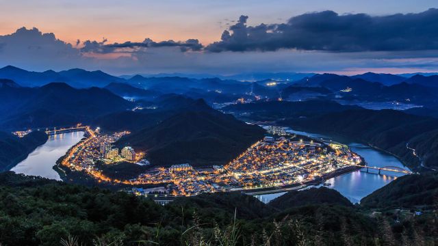 Landkreis Danyang, Provinz Chungcheongbuk-do (Nord-Chungcheong), Südkorea