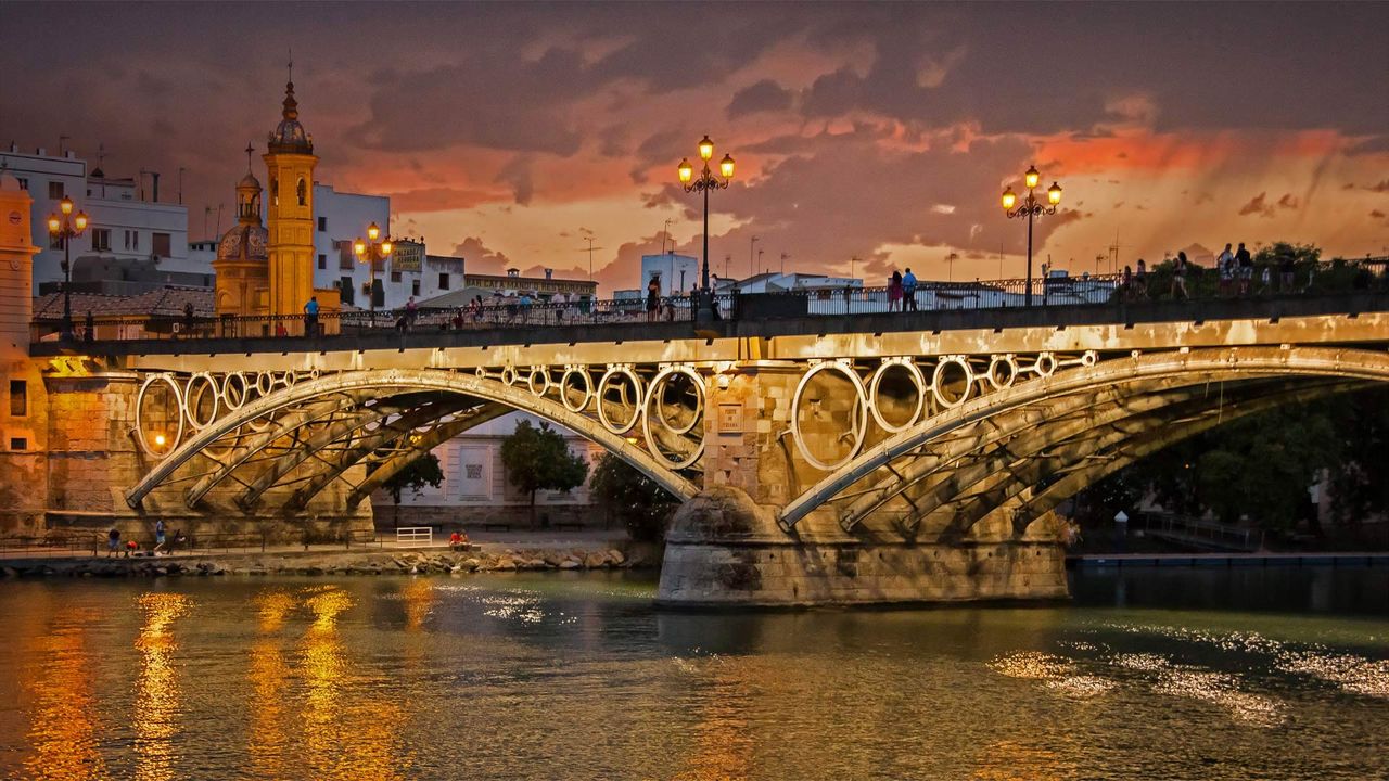 ｢グアダルキビール川とトリアナ橋｣スペイン, セビリア